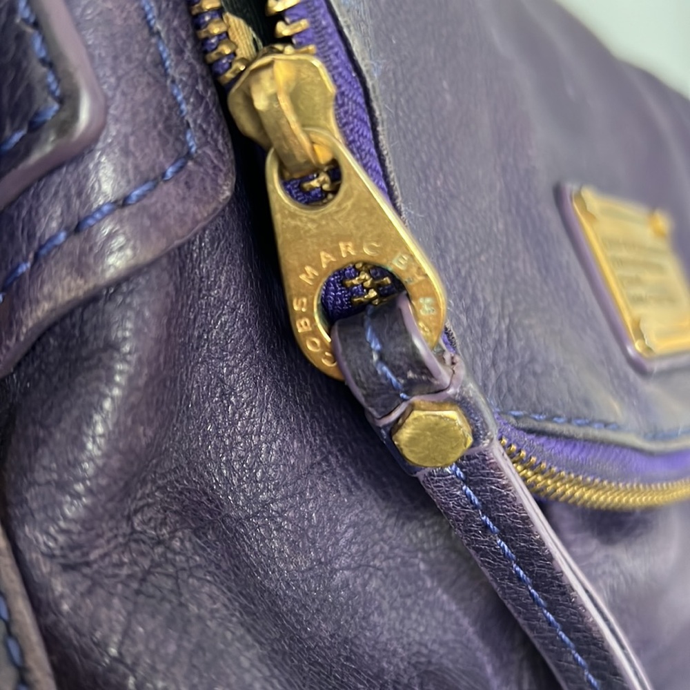 Marc by Marc Jacobs Leather Purse in Indigo - Picture 10 of 11